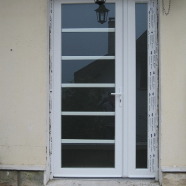 Porte d'entrée PVC